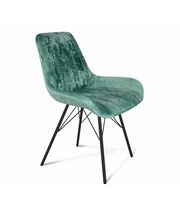 Стул Sheffilton SHT-ST37/S37 арт. СТ-292 зеленый чай/черный муар