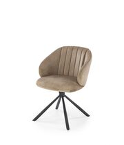 Стул HALMAR K533 капучино/черный