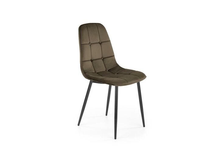 Стул HALMAR K417 коричневый/черный